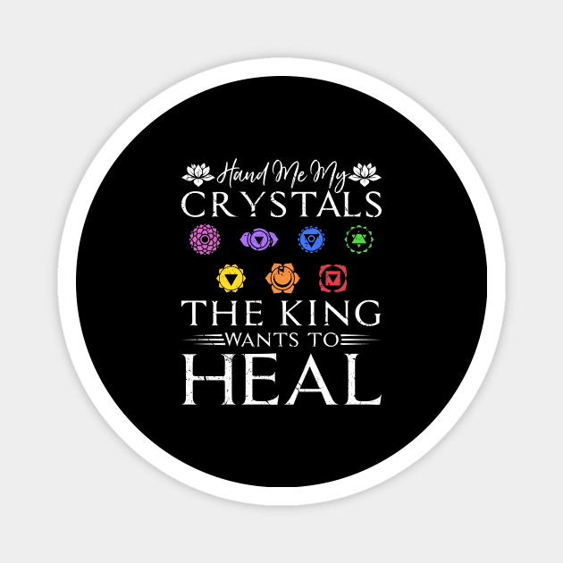 Reiki Master Healing Crystals Chakra Reiki Magnet by Humbas Fun Shirts